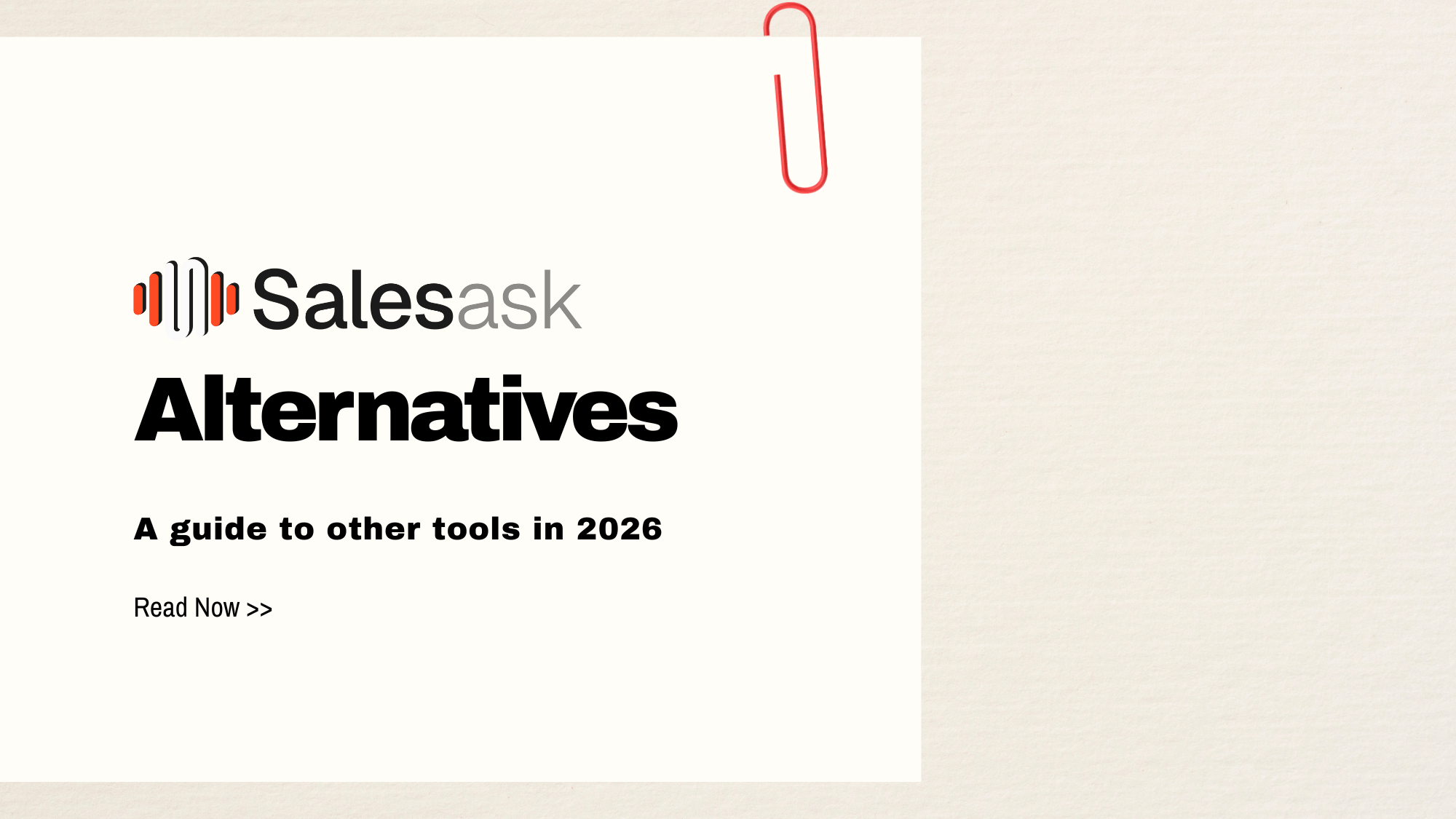Sales Ask Alternatives: 8 AI Sales Coaching Tools Compared (2026)